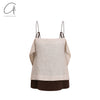 SAMUEL GUI YANG 25 Spring/Summer Oatmeal Janet Top SGY-SS25ATP18-1-1-OAT